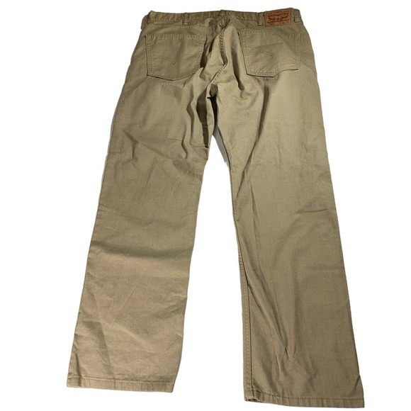 Levi's 505 Brown Khaki Pants Men's 38x30 - Picture 1 of 7